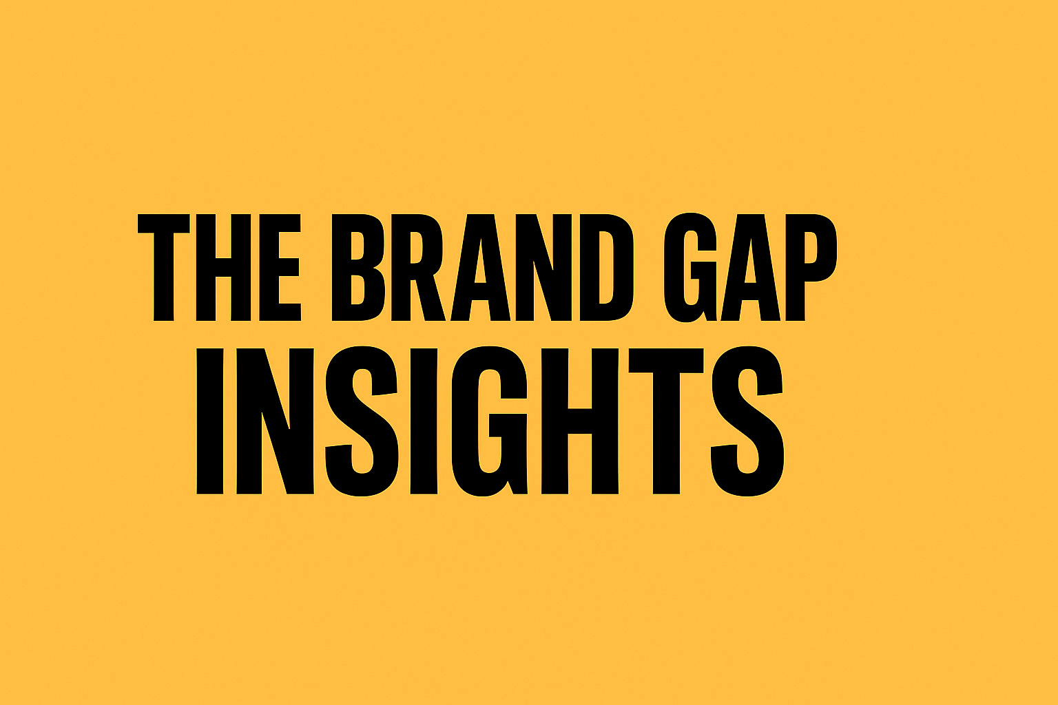 The Brand Gap Summery by zulqai