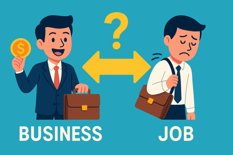 job vs business zulqai.com